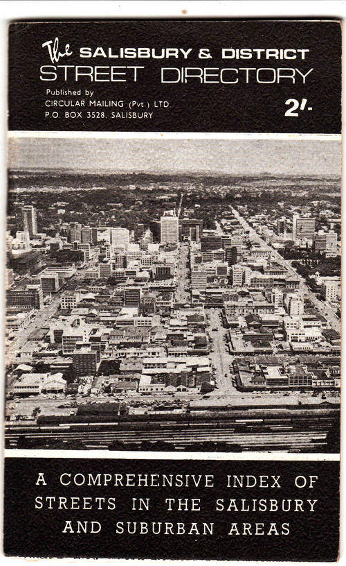 Salisbury and District Street Directory, condition good. No year given