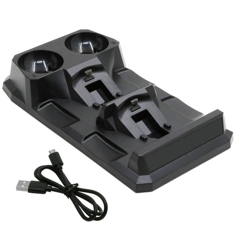 4 in1 Controller Charger Dock Station Stand For Playstation PS4 PSVR VR Move