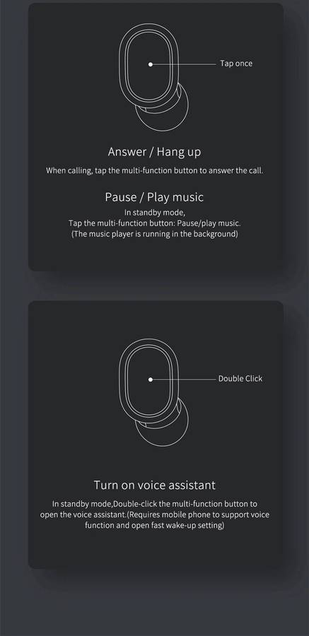 Xiaomi Redmi Airdots 2 Bluetooth Wireless Earbuds