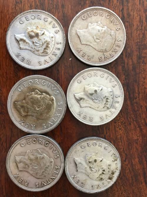 # 1952 SILVER FIVE SHILLING #