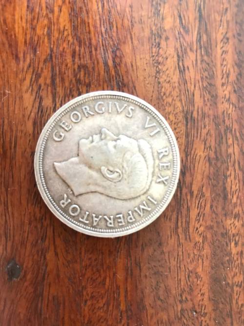 # 1947 SILVER FIVE SHILLING #
