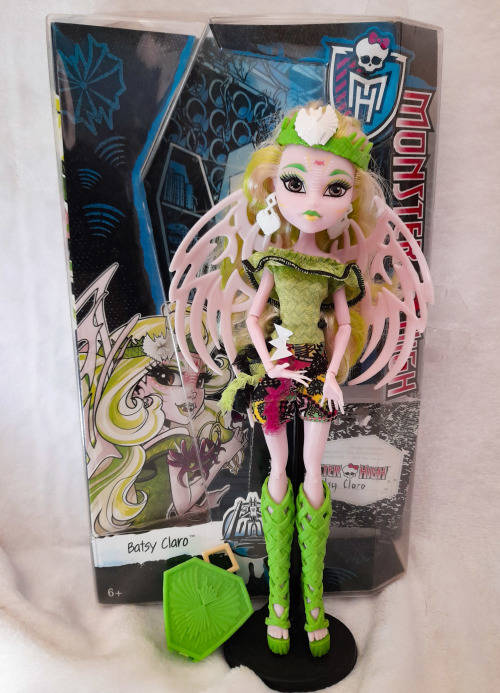 Unboxed But Mint Condition Monster High Batsy Claro Doll