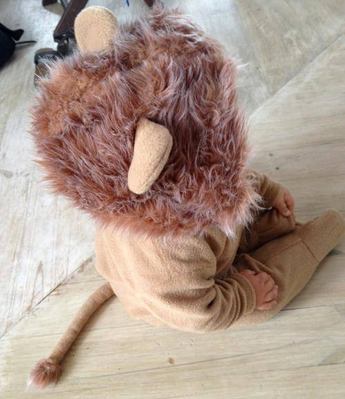 Cute Lion Onesie Play Suit! Dress Up, Play, Or Sleep Wear 6 - 7 Years