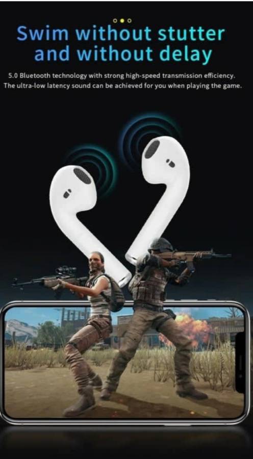 i12 Wireless Earphones. Compatible With Android, iOS, Windows and Mac OS. Bluetooth 5.0 i12 Wireless