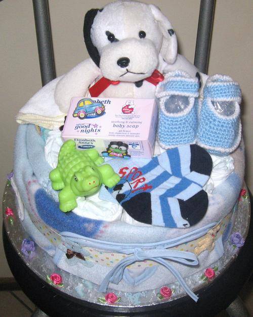 Nappy Cake / diaper cake - Ideal gift for a new mom!