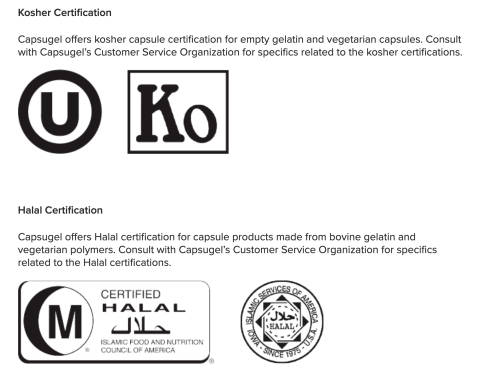 CAPSUGEL Size "2" WHITE & YELLOW Empty Capsules Gelatin1000 Kosher & HALAL Certified