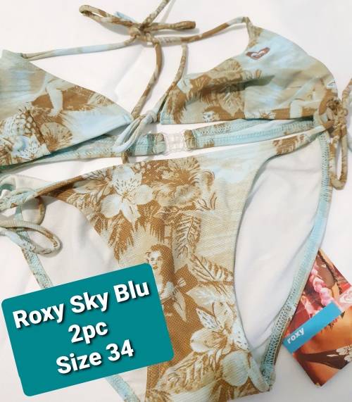 Roxy 2pc Bikini Set Size 34  (Light Blue)