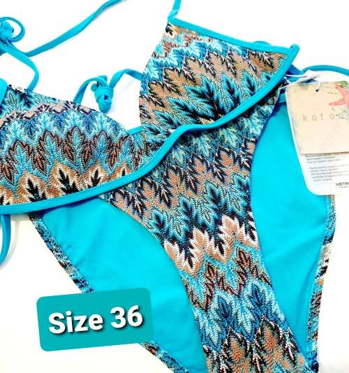SWIMWEAR Koton Tapestry Printed 2PC Bikini Set (Size 36)