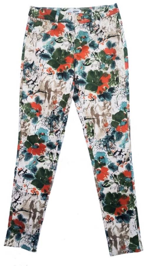 Floral Printed Jeggings (Size 34)