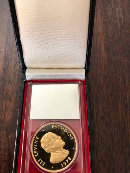 1978 Gold-plated Bronze Medallion sealed by the Gold Society