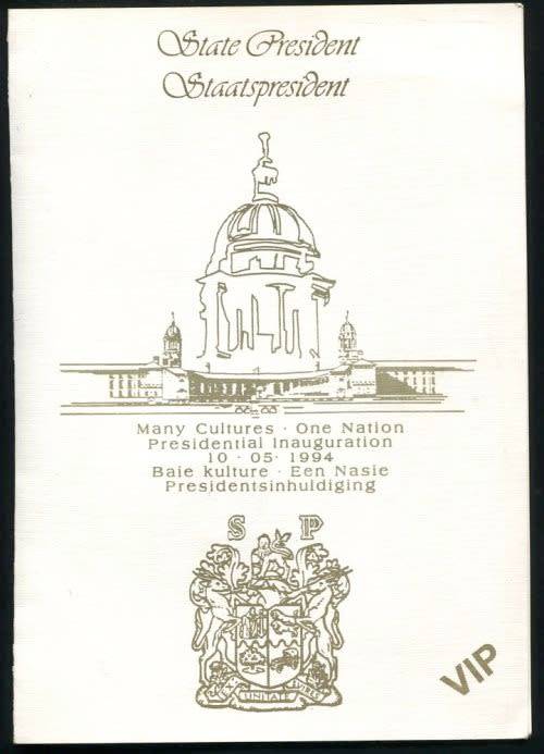 RARE !!!! Mandela VIP Inauguration FDC Folder Collection (Reserved for COINCOLLECTOR1966)