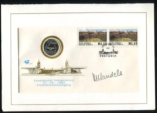 RARE !!!! Mandela VIP Inauguration FDC Folder Collection (Reserved for COINCOLLECTOR1966)
