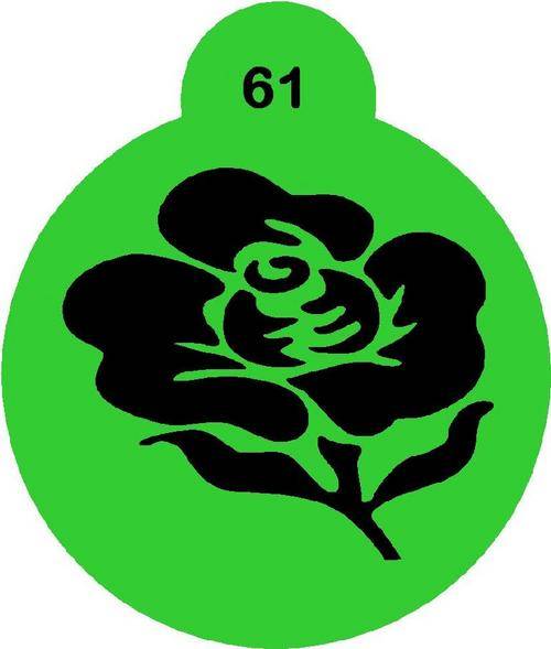 Cupcake Stencil Flower 3