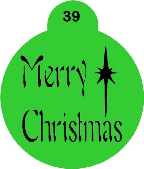 Cupcake Stencil Christmas 9