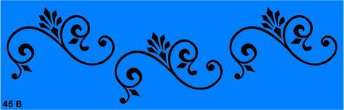 Border Stencil Scroll 6