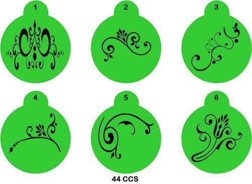 Cupcake Stencil Set Scrolls