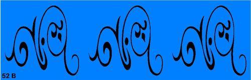 Border Stencil Scroll 10