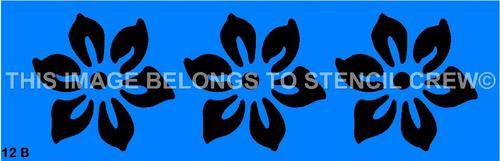 Border Stencil Flower