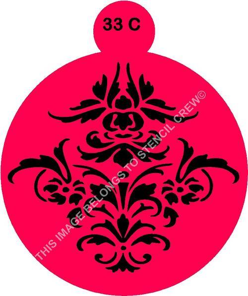 Cake Stencil Damask