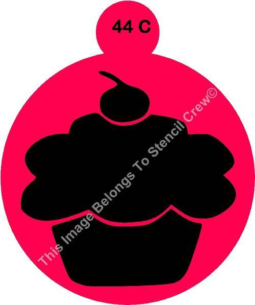 Cake Stencil Cupcake