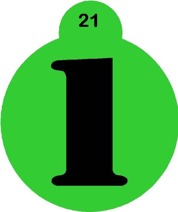 Cupcake Stencil Number One