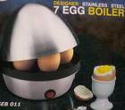 BRUSHED STEEL EGG BOILER - BRAND NEW