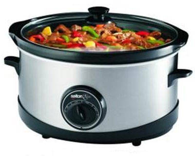ELITE 6L OVAL SLOW COOKER - COME HOME TO A WARM MEAL