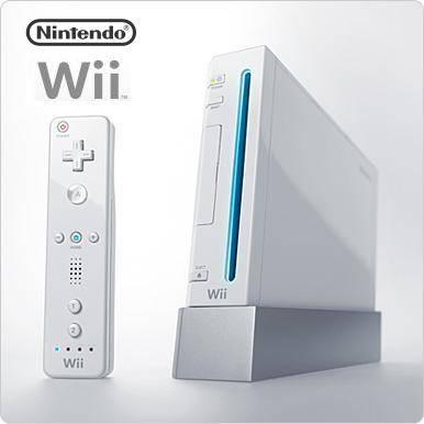 NINTENDO Wii CONSOLE WITH 2 CONTROLS AND GAME