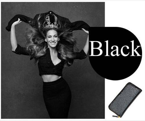 !!! NEW ARRIVAL !!! FASHION LEATHER PURSE IN BLACK
