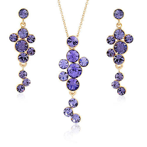 DAZZLING SWAROVSKI AMETHYST ACCESSORIES SETS