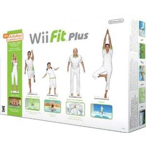 WII FIT GAME PLUS THE WII BALANCEBOARD