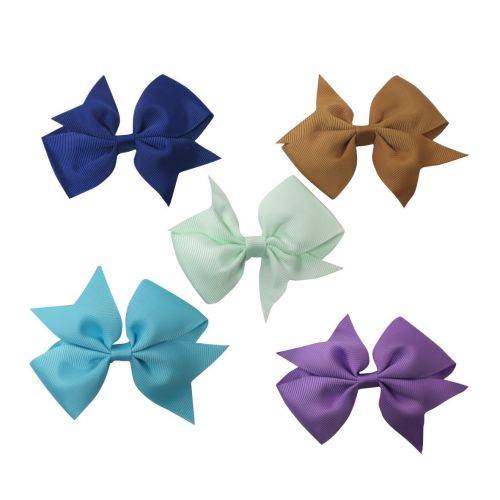 20Piece Handmade Bow Hair Clip Girls Ribbon