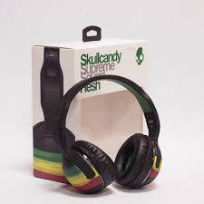 SKULL CANDY HESH 2  RASTA Headphones + MINI MP3 PLAYER + 16GB MICRO SD CARD