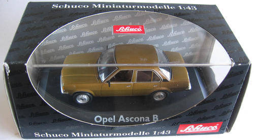 SCHUCO Opel Ascona B Boxed Model Made in Germany Die Cast 1:43 Scale