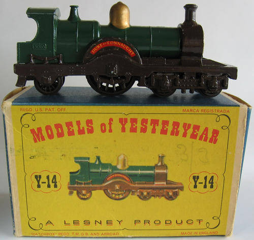 Matchbox Models Of Yesteryear Y-14 G.W.R Duke of Connaught Loco TRAIN RAILWAYANA