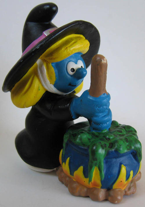 EVIL WITCH SMURFETTE SMURF SMURFS 2005 Peyo Schleich vintage collectable toy FIGURE