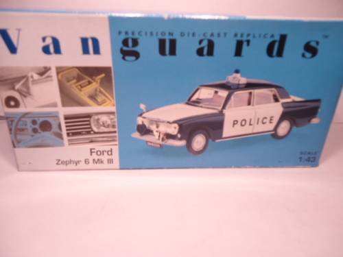 Vanguards # VA 46000 - Ford Zephyr 6 MK III - west Riding Constabulary