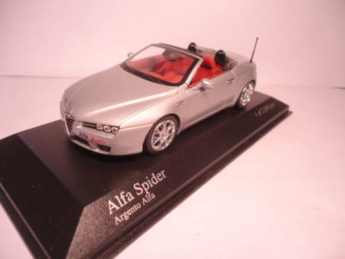 Minichamps # 400 120650 - Alfa Spider 2006 - Argento Alfa - 1 of 2,208 pcs
