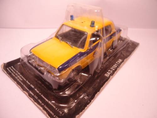 Russian Models - # BA3- 2101 - DeAgostini Russian Legend Lada Vaz - Police Car