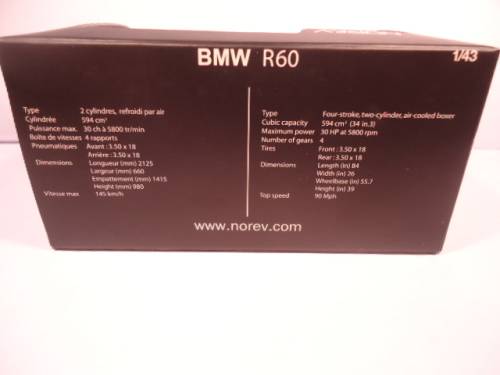 Norev - BMW R60 - 1956 - # 97011