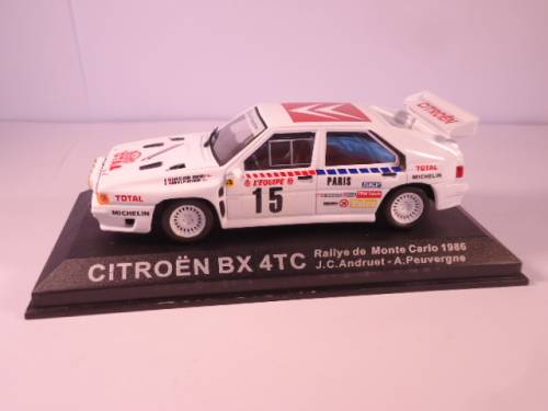 CNA Rally Cars - Citroen BX 4TC - Rallye de Monte Carlo 1986 - J.C. Andruet - A. Peuvergne - #15