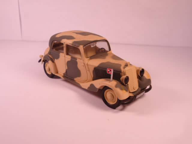 Solido - Mercedes-Benz 170V, Afrika Korps with camouflage - Victoria