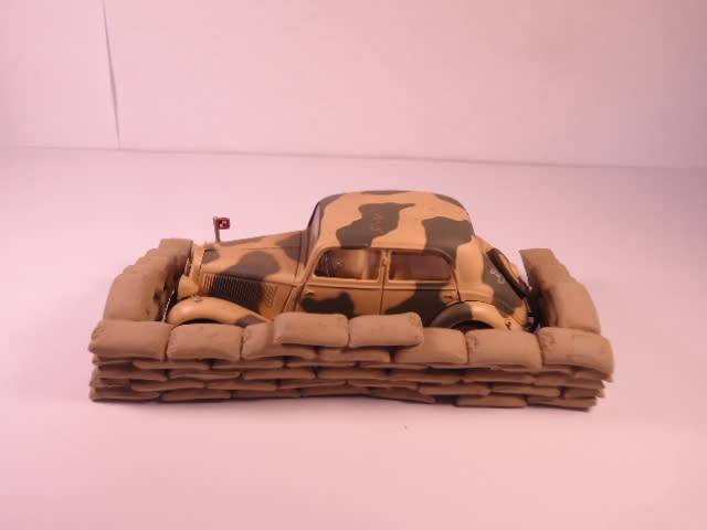 Solido - Mercedes-Benz 170V, Afrika Korps with camouflage - Victoria