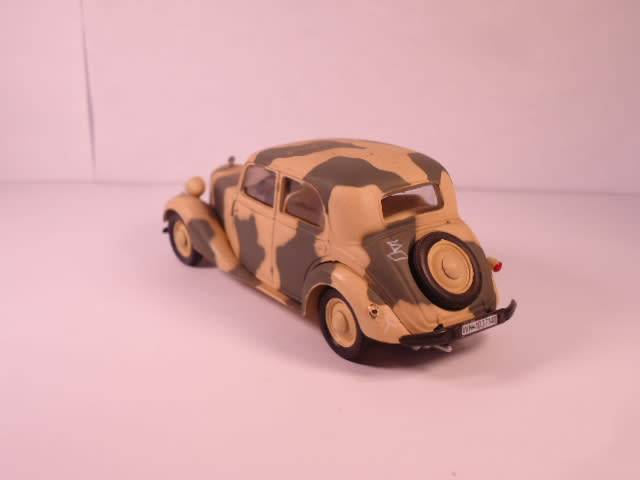 Solido - Mercedes-Benz 170V, Afrika Korps with camouflage - Victoria