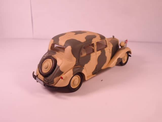 Solido - Mercedes-Benz 170V, Afrika Korps with camouflage - Victoria