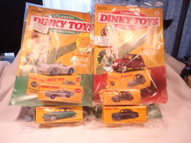 Dinky Toys - DeAgostini - Lot of 4 models with booklids