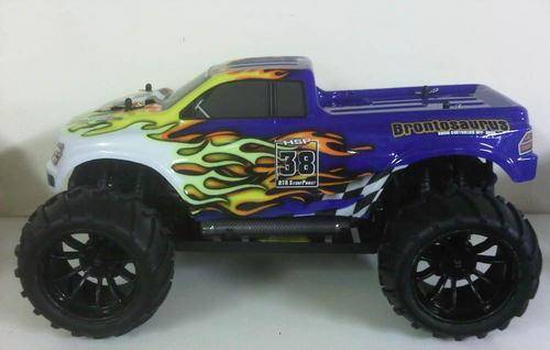 HSP 1:10 MONSTER TRUCK WITH BATTERY/CHARGER/2.4GHZ RADIO - READY TO RUN