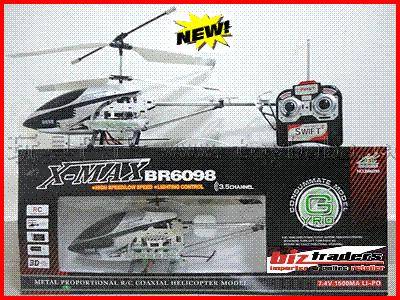 70CM BR6098 3 CHANNEL HELICOPTER WITH GYRO
