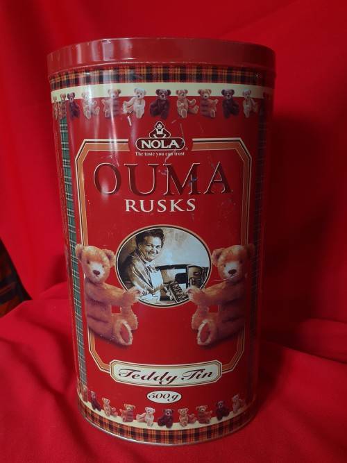 Collectible Tin - Ouma Rusks Teddy Tin