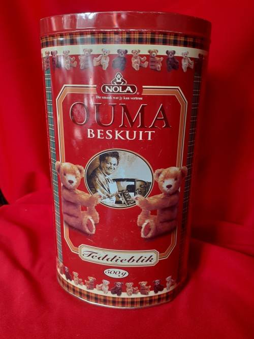 Collectible Tin - Ouma Rusks Teddy Tin